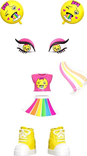 Lotta Looks Rainbow Cute Mood Pack with Plug/Play Pieces, Multi (GGR25)