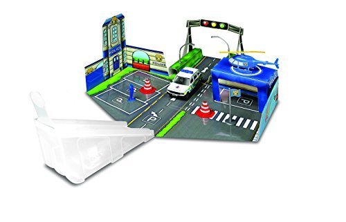 Bburago Street Fire 30048 "Open and Play" Toy Set Road Theme 1:43 Assorted Colours by Bburago