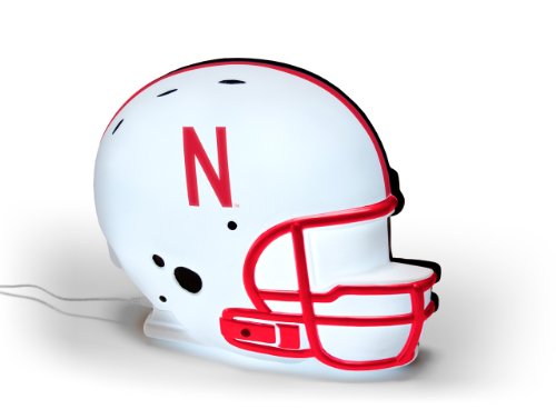 NCAA Nebraska Cornhuskers LED-Lit Football Helmet