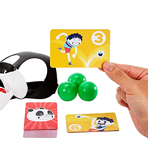 Mattel Games Please Feed The Pandas Kids Game with Panda Masks, for 7 Year Olds and Up