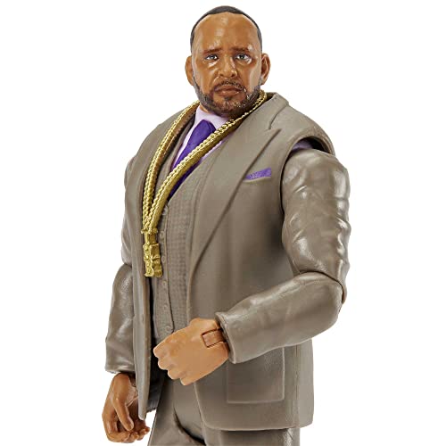 Mattel WWE Basic Action Figure, MVP, Posable 6-inch Collectible for Ages 6 Years Old & Up