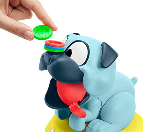 Mattel Games Puglicious Game, Dog Treat-Stacking Challenge with Hungry Puppy, Gift for Kids 5 Years & Older [Amazon Exclusive]