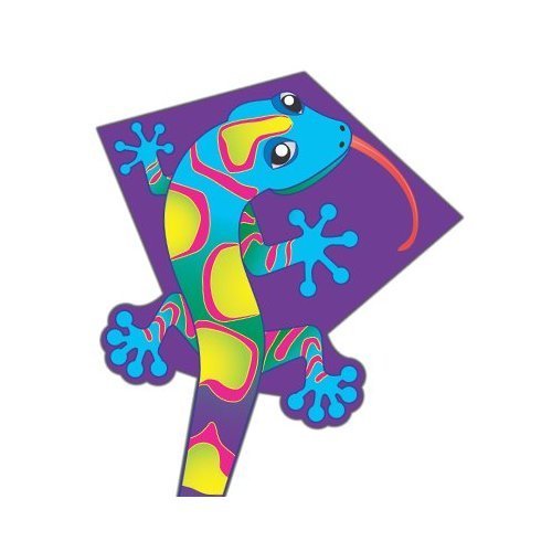 X Kites DLX Diamond Gecko Kite with FancyTails, 26 Inches