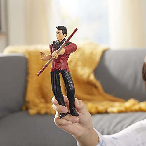 Marvel Hasbro Shang-Chi and The Legend of The Ten Rings Shang-Chi 6-inch Action Figure Toy with Bo Staff Attack Feature! for Kids Ages 4 and Up