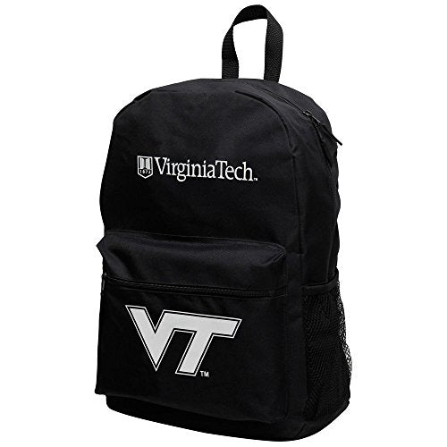 Concept One NCAA Virginia Tech Hokies Sprint Backpack, 18-Inch, Black/Black