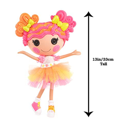 Lalaloopsy Sweetie Candy Ribbon & Pet Puppy, 13" Taffy Candy-Inspired Doll with Pink/Yellow Outfit & Accessories, Reusable House Playset- Gifts for Kids, Toys for Girls Ages 3 4 5+ to 103