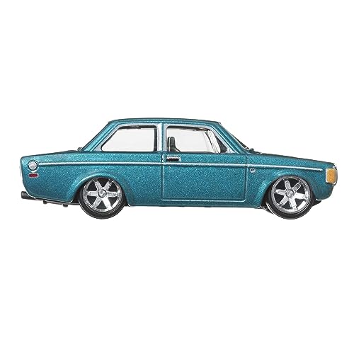 Hot Wheels Car Culture Circuit Legends Vehicles for 3 Kids Years Old & Up, 74 Volvo 142 Gl, Premium Collection of Car Culture 1:64 Scale Vehicles