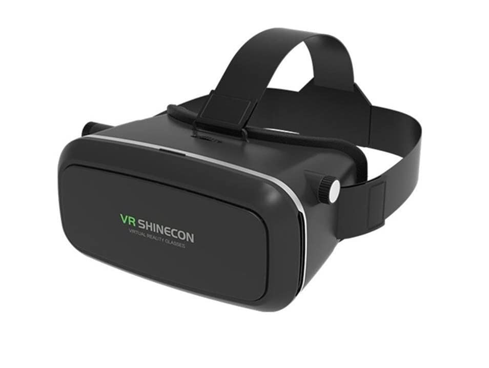 VR Shinecon G01 Plus 3D Blu-Ray Resistant Panorama Virtual Reality Glasses, Widely Compatible with iPhone, Samsung and Other 4.7-6.0 inches Smartphones