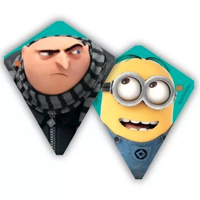 X-Kites Flipflop Despicable Me Reversible 30 Inch Poly Diamond Kite