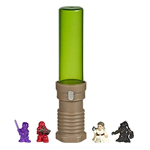 STAR WARS Micro Force Wow! Series 3 – Mini Collectible Figures in Lightsaber Toy Surprise Pack (Packaging My Vary)