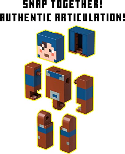 Mattel Minecraft Fusion Hex Figure Craft-a-Figure Set, Build Your Own Minecraft Character to Play with, Trade and Collect, Toy for Kids Ages 6 Years and Older