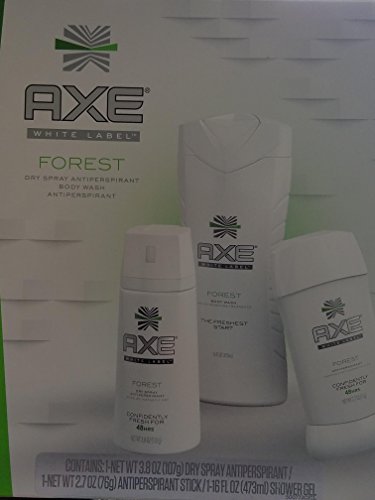 MENS AXE WHITE LABEL FOREST BODY WASH GIFT SET
