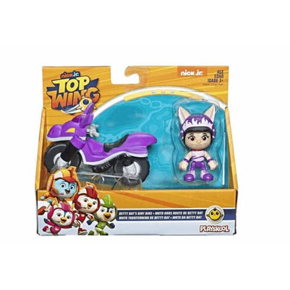 Hasbro Top Wing Figure and Vehicle Betty Bat’s Dirt Bike with Removable 3-Inch Figure from The Nick Jr. Show, Great Toy for Kids Ages 3 to 5