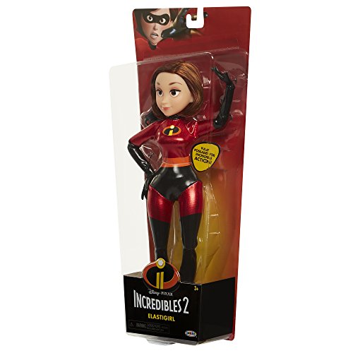 The Incredibles 2 Elastigirl Action Figure 11” Articulated Doll in Deluxe Costume and Mask