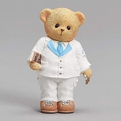 Roman 12924 Cherished Teddies Elijah Boy Communion Figure, 3.75-inch Height