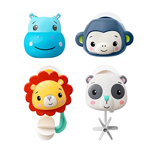 Smart Care Fisher-Price 4-Piece Animal Waterfall Bath Set for Babies, Baby Bath Toys, Toddler Toys