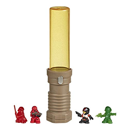 STAR WARS Micro Force Wow! Series 3 – Mini Collectible Figures in Lightsaber Toy Surprise Pack (Packaging My Vary)