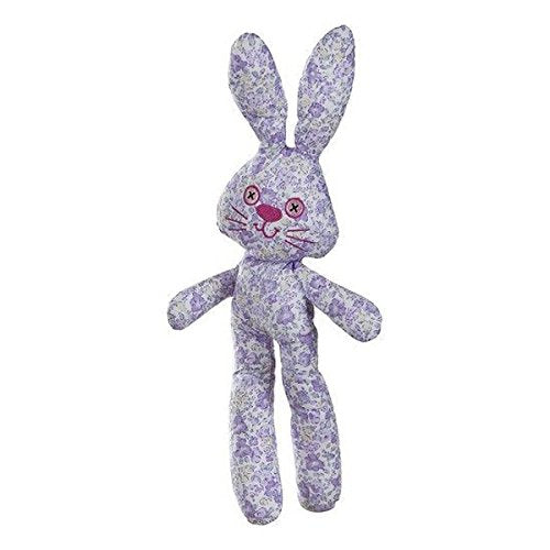 Ganz Springtime Bunnies Lilac Floral 16.5"