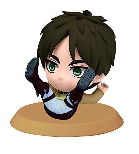 Banpresto Attack on Titan 2.4-Inch Eren Chibi-Kyun-Chara Figure, Training Version