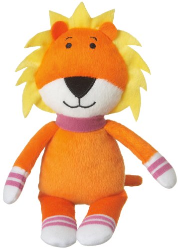 MVPBR Squeaky Pet Toy, Lion, Orange