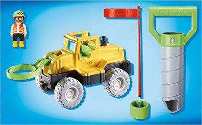 Playmobil Sand 70064 Drilling Vehicle, for Children Ages 2+