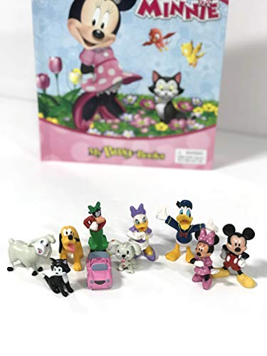 Phidal - Disney Minnie My Busy Books - 10 Figurines and a Playmat