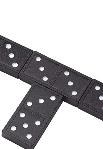 Pressman Toy Double Six Wooden Dominoes, 28 Pieces Wooden Dominoes Six