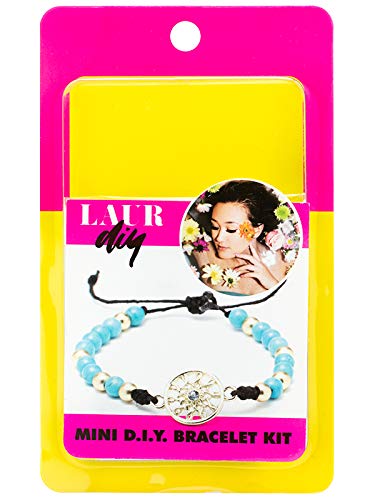 LaurDIY Mini DIY Bracelet Kit, Turquoise