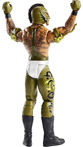 WWE Basic Rey Mysterio Action Figure, Posable 6-inch Collectible for Ages 6 Years Old & Up, Series # 127