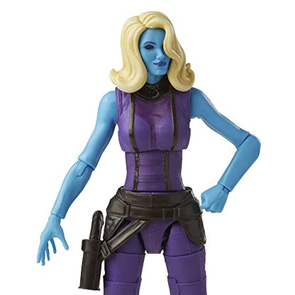 Marvel Legends Series 6-inch Scale Action Figure Toy Heist Nebula, Premium Design, 1 Figure, 1 Accessory, and 2 Build-a-Figure Parts