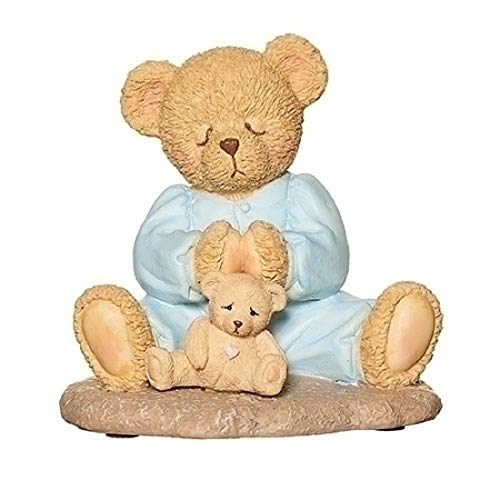 Roman 12469 Cherished Teddies Noah Boy Prayer Figure, 2.75-inch Height