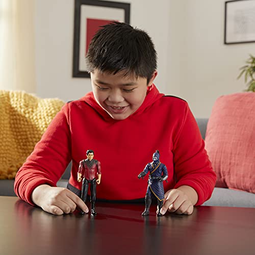 Marvel Hasbro Shang-Chi and The Legend of The Ten Rings Action Figure Toys, Shang-Chi vs. Death Dealer 6-inch Battle Pack, Kids Ages 4 and Up