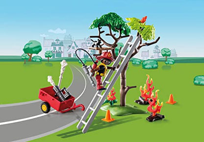 Playmobil Duck On Call - Fire Rescue Action: Cat Rescue