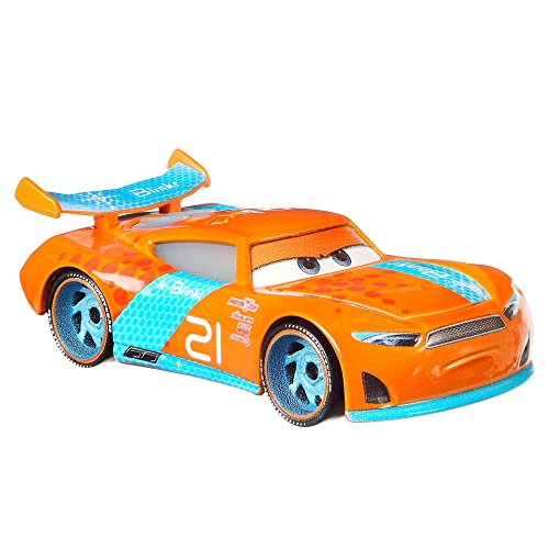 Disney Cars Toys and Pixar Cars 3, Ryan Inside Laney & Eric Braker 2-Pack, 1:55 Scale Die-Cast Fan Favorite Character Vehicles for Racing and Storytelling Fun,Multi