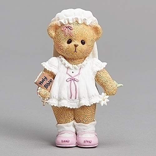 Roman 12925 Cherished Teddies Abigail Girl Communion Figure, 4.25-inch Height