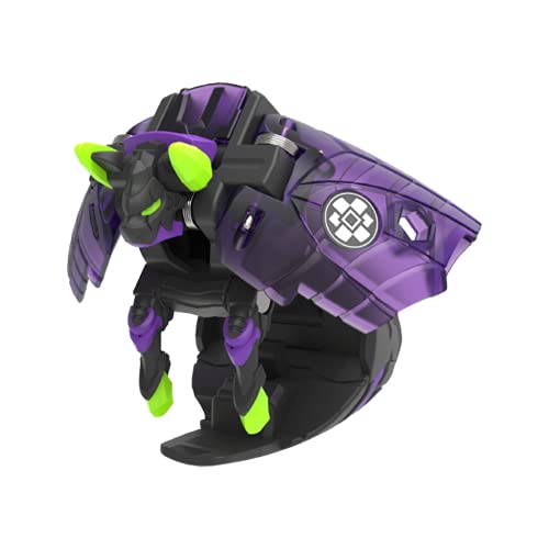 Bakugan Geogan Rising 2021 Darkus Ghost Beast Geogan (Viloch Combiner Part 3 of 7) Collectible Action Figure and Trading Card
