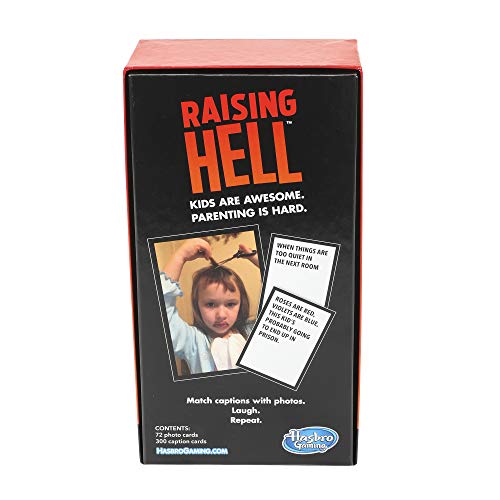 Hasbro Gaming Raising Hell Card Game Adult Party Game