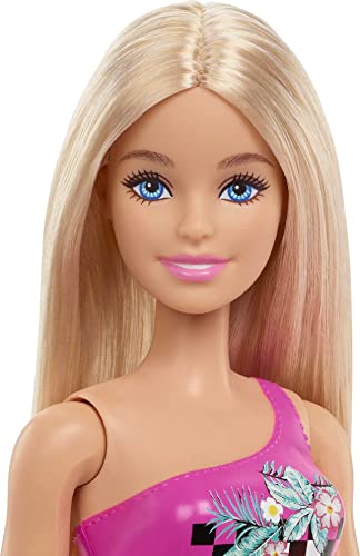 Barbie Beach Doll in Pink Swimsuit