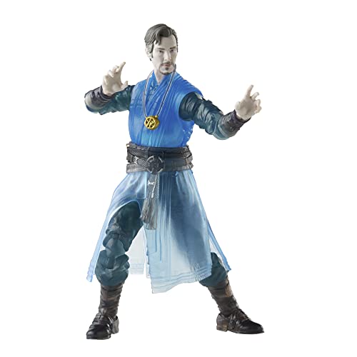 Marvel Legends Series Doctor Strange 6-inch Collectible Astral Form Doctor Strange Cinematic Universe Action Figure Toy, 2 Accessories and 2 Build-A-Figure Parts