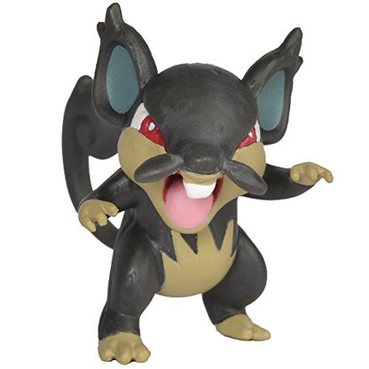 Pokemon 2 Inch Battle Action Figure 2-Pack, includes 2" Alolan Rattata and 2" Sandygast