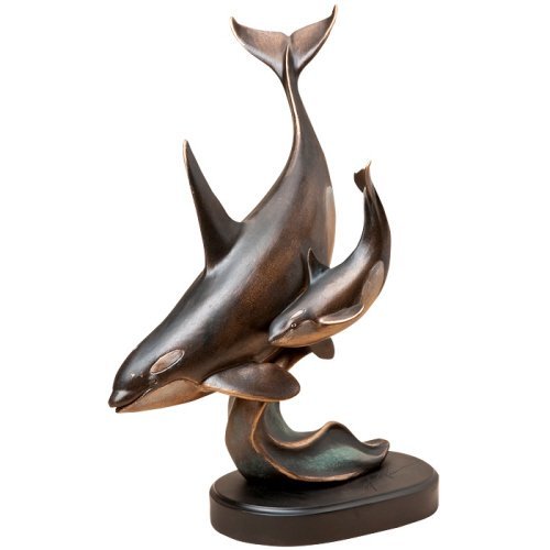 Pacific Ballet, Killer Whale Sculpture, Marc Pierce Signature Collection