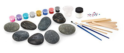 Shimmer ’n Sparkle Metallic Mania Rock Art DIY Kit for ages 6 and Up