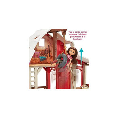 Mattel Spirit Untamed Barn Playset with Spirit Horse, Barn, 3 Play Areas, 10 Play Pieces, Great Gift for Ages 3 Years Old & Up