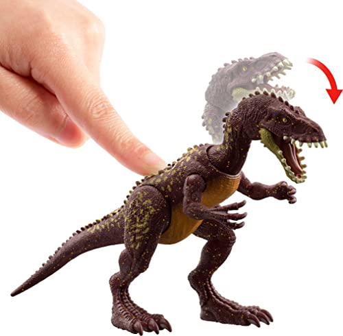 Jurassic World Fierce Force Masiakasaurus Camp Cretaceous Authentic Dinosaur Strike Motion Action Figure, Movable Joints, Gift Fans 3 Years & Older