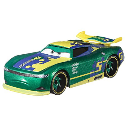 Disney Cars Toys and Pixar Cars 3, Ryan Inside Laney & Eric Braker 2-Pack, 1:55 Scale Die-Cast Fan Favorite Character Vehicles for Racing and Storytelling Fun,Multi