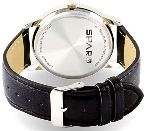 Braves Premium Classic Logo Mens Watch Brown Leather Band Baseball