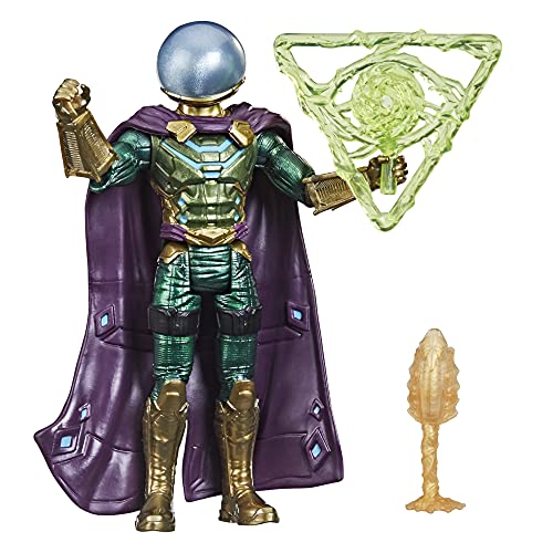 Spider-Man Marvel 6-Inch Mysterio Figure with Mystery Web Gear Armor & Accessory, Ages 4+