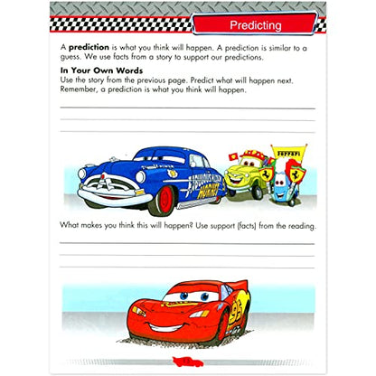 Disney Pixar The World of Cars Reading Learning Workbook