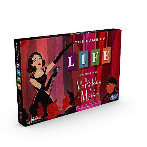 Hasbro Gaming The Game of Life: The Marvelous Mrs. Maisel Edition Board Game; Inspired by The Amazon Original Prime Video Series