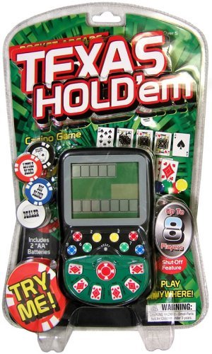 Pocket Arcade Miles Kimball Handheld Texas Hold Em Game